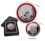 New York Islanders Silver Coin Ornament