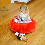 Boon Animal Bag Stuffed Animal Storage,Orange