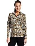 Hot Chillys Womens Peach Print Zip-Tee