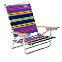 Lay Flat 5 position Folding Beach Chair by Rio - S918