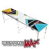 Beer Pong Table: 8FT Official Size Beer Pong Max Table Game, Foldable & Portable.