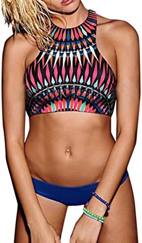 Hotsell Sexy ® Women'S Printed High Neck Halter Swimsuit Swimwear Rose Red-1Small(Us Size 0-2) Charming