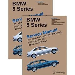 BMW 5 Series (E39 Service Manual: 1997, 1998, 1999, 2000, 2001, 2002, 2003: 525i, 528i, 530i, 540i, Sedan, Sport Wagon