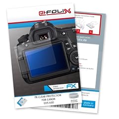 atFoliX FX-Clear Displayschutzfolie f�r Canon EOS 60D - Displayschutz kristallklar! H�chste Qualit�t - Made in Germany!