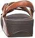 FitFlop Women's The Skinny Leather Sandals Flip Flop, Dark Tan, 8 M US
