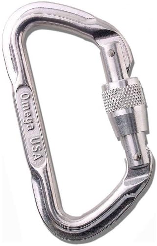 Omega Pacific Lite Locking D Carabiner