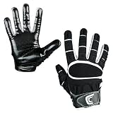 Cutters Adult The Gamer Black Receiver Gloves