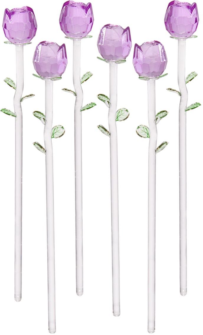 Amazon.com - Eros Rose Bouquet lavender colored set of 6, 13 ...