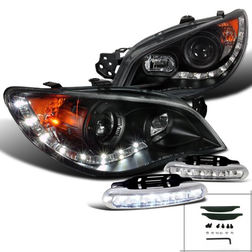 Subaru Impreza Wrx Black Projector Headlights R8 Led Drl Fog Lamps Yooononoaeraae Subaru Impreza Wrx Black Projector Headlights R8 Led Drl Fog Lamps Yooononoaeraae