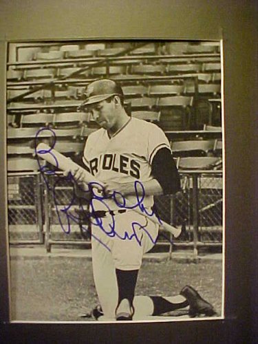 Brooks Robinson Baltimore Orioles Autographed 11 X 14 Professionally Matted Black & White Photo With A Personally Obtained Autograph Directly From The Player