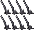 Ignition Coil Complete Set of 8 w/ LIFETIME WARRANTY for Ford Lincoln 4.6L 5.4L 6.8L V8 Compatible with DG508