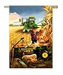 John Deere Bumper Crop Silk Reflections Regular Size Flag