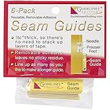 Guidelines4quilting Seam Guides, 0.5 x 2 x 0.03125-Inch, 6-Pack