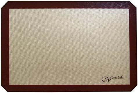 Silicone Baking Mat- Measures 11 5/8W x 16 1/2L-Inches - Non-Stick - Oven Ready - Free Downloadble Cookie Cookbook