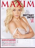 MAXIM # 160 Magazine (4/11) All Rise! Brittany Snow