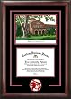 California State University, Chico Graduate Framed Lithograph w/Diploma Opening in Cherry Wood Frame