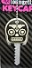 Gothic Punk Rock Sugar Skull KeyCap By Lougefly