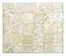 Durango Cream 4X4 Travertine Tumbled Tile - 4 pcs. Sample Set