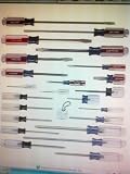 24 PIECE CRAFTSMAN SCREWDRIVER SET MADE IN USA WARRANTY FOREVER BY CRAFTSMAN!