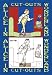 Buyenlarge - Alice in Wonderland: Young Man and Father William - Color Me! 28x42 Giclee on Canvas