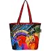 Laurel Burch Wild Horses of Fire Shoulder Tote