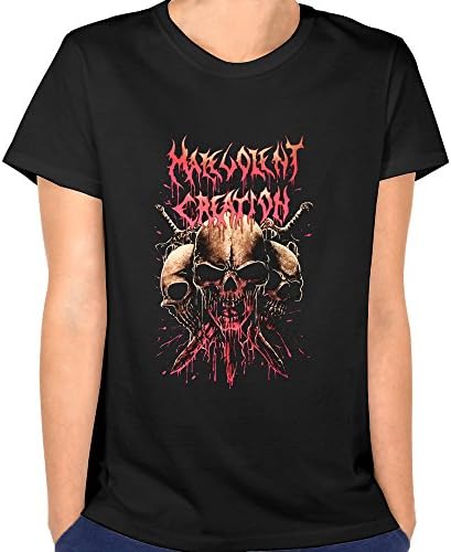 Elsieeve Malevolent Creation Blood Of The Fallen Girls Tee Shirt Black