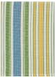 Waffle Weave 100% Cotton Yellow Striped Dishtowel 18" X 28" Set / 6