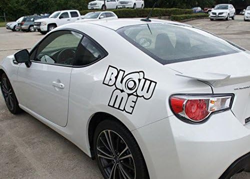 Blow me Turbo JDM Car Wall Decal Sticker Vinyl 20" Long-Wide