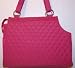Pet Supplies : Designer Dog Carrier - Open Top Quilted Pet Carrier - Raspberry