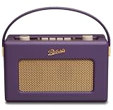 Roberts RD60 Revival DAB/FM RDS Digital Radio with Up to 120 Hours Battery Life - Cassis