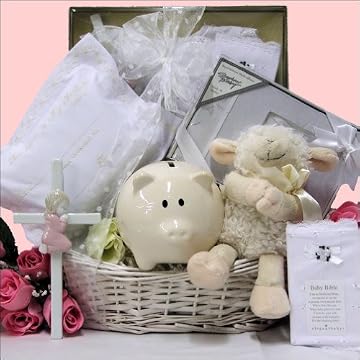 Bless This Baby Girl: Christening/Baptism Gift Basket