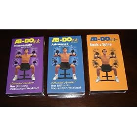 Ab-Doer Pro Model - Intermediate, Advanced, Back & Spine VHS Videos - Brand NEW
