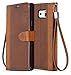 Galaxy Note 5 Case, ACEABOVE Galaxy Note 5 Wallet Case Premium Leather Case with Stand Flip for Samsung Galaxy Note 5 (Dark Brown)