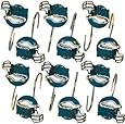 Philadelphia Eagles Set 12 Bathroom Shower Curtain Hooks