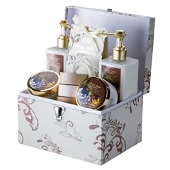 Badeset Geschenkkorb 8-teilig Vanille