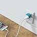 2 Pack PowerJive® USB AC Universal Power Home Wall Travel Charger Adapter for Apple iPhone 3 4 4S 5 5c 5s 6 6s Plus iPod Touch Nano (Blue)