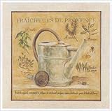 IMAGE OF Fracheurs de Provence MUSEUM WRAP CANVAS Print With Added Heavy BRUSHSTROKES Pascal Cessou 28x28