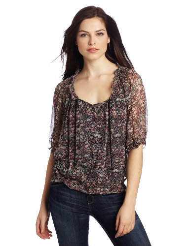 Best Price Ella moss Women's Rope Tie Ruffle Top