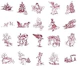 Brother Embroidery Machine Memory Card CHRISTMAS TOILE