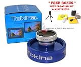 Tokina 0.45X Wide Angle Macro Lens for Sony HDR-SR1 HDR-SR82 HDR-SR52 HDR-SR42