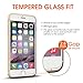 roocase iPhone 6 / iPhone 6S Tempered Glass Screen, iPhone 6 6S Glacial Premium Glass Screen Protector for Apple iPhone 6 / iPhone 6S 4.7 - Protect from Scratches - 99.9% Clarity and Touchscreen Accuracy [Anti-Scratch / Anti-Fingerprint]