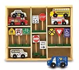 Wooden Vehicles and Traffic Signs