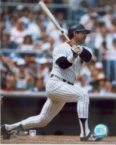 Reggie Jackson New York Yankees 8x10 Photo (Home Jersey Batting)