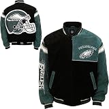 G-III Philadelphia Eagles Genuine Suede Leather Jacket