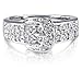 FOJO's Diamonds in Silver Buckle Ring (.25 ct. tw.)