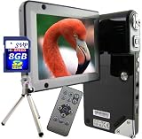 SVP HDDV-2600-Bk 12MP Max. Multi-Functional Camcorder with Rare 3.0 Inch Huge Flip LCD! (8GB SDHC Card & Tripod Included)