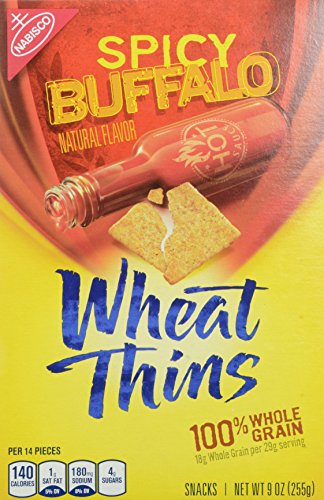 Wheat Thins Crackers (Spicy Buffalo, 9-Ounce Box)