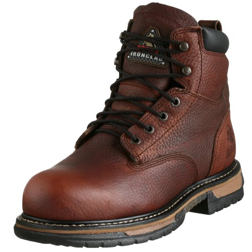 517hGxbBQIL Rocky Mens 6 Iron Clad Steel Toe Waterproof Work Boot,Bridle Brown,8.5 M