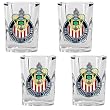 Chivas USA Soccer 4pc Square Shot Glass Set - Primary Team Logo MAJOR-LEAGUE-SOCCER Soccer
