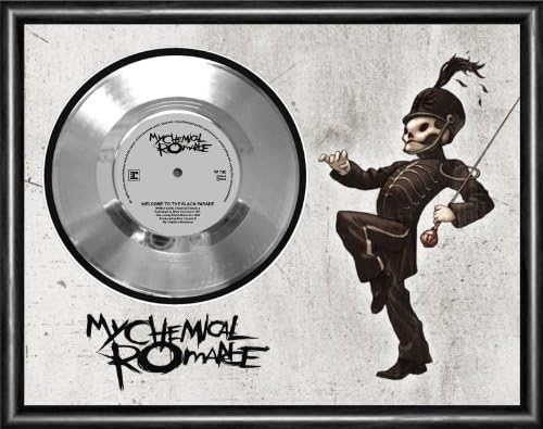 My Chemical Romance The Black Parade Framed Silver Disc Display